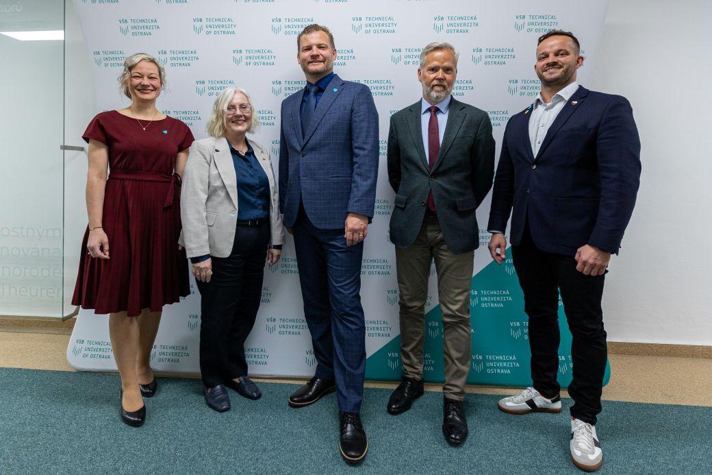 Návštěva norské velvyslankyně na VŠB-TUO