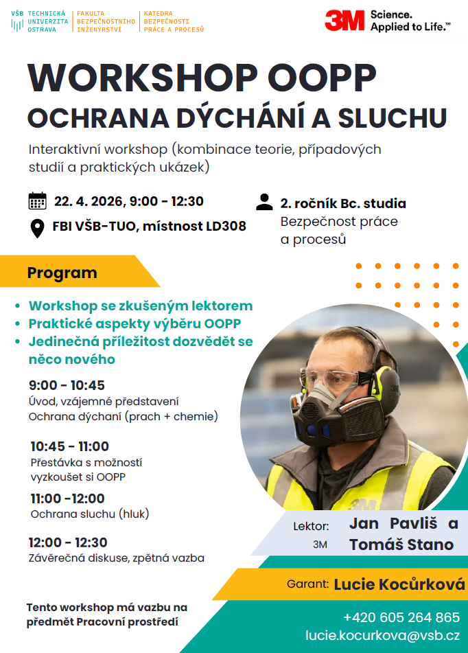 Workshop on PPE – Respiratory and Hearing Protection from 3M company