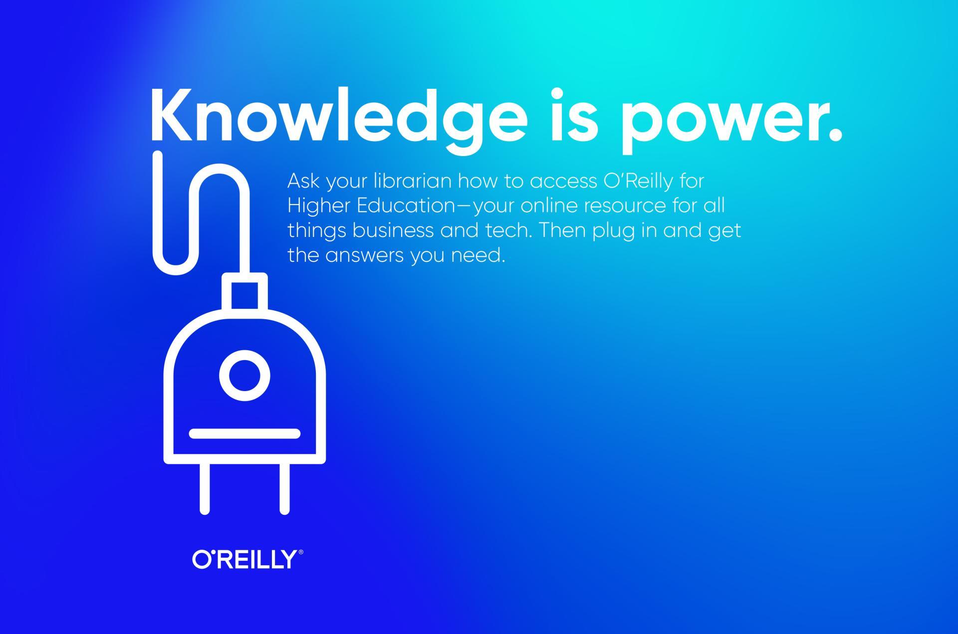 Zkušební přístup k e-learningové platformě O’Reilly for Higher Education