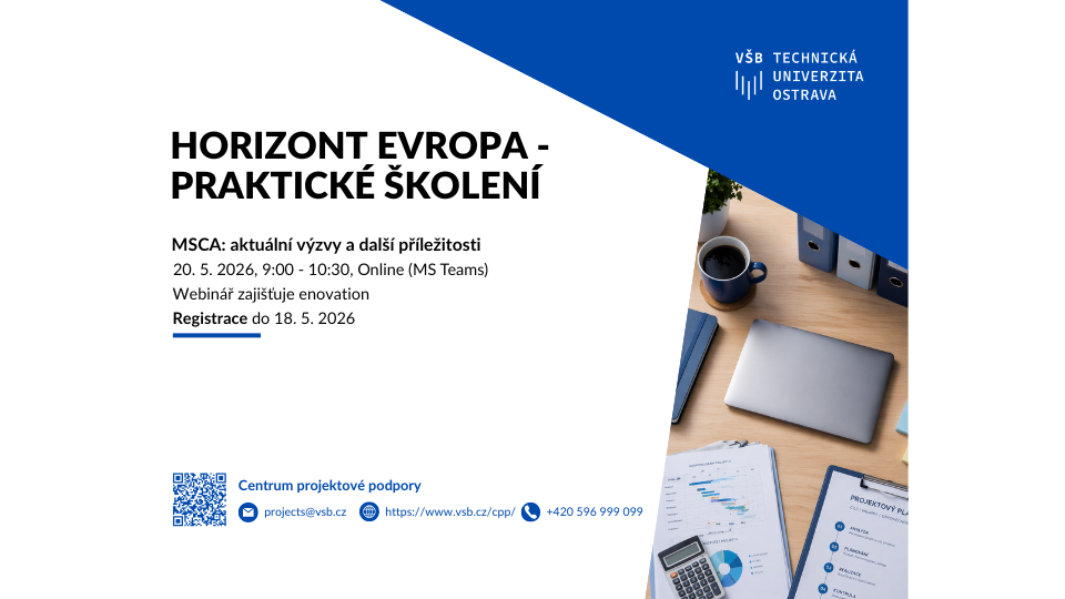 Horizont Evropa - MSCA: aktuální výzvy a další příležitosti