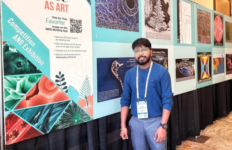 Science in Plain Sight: Dr Ajith Parambil Succeeds at the Materials Research Society Conference