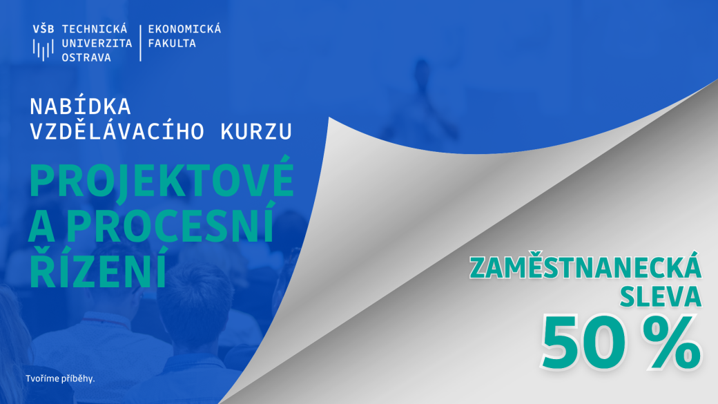 Kurz Procesní a projektové řízení - sleva pro zaměstnance