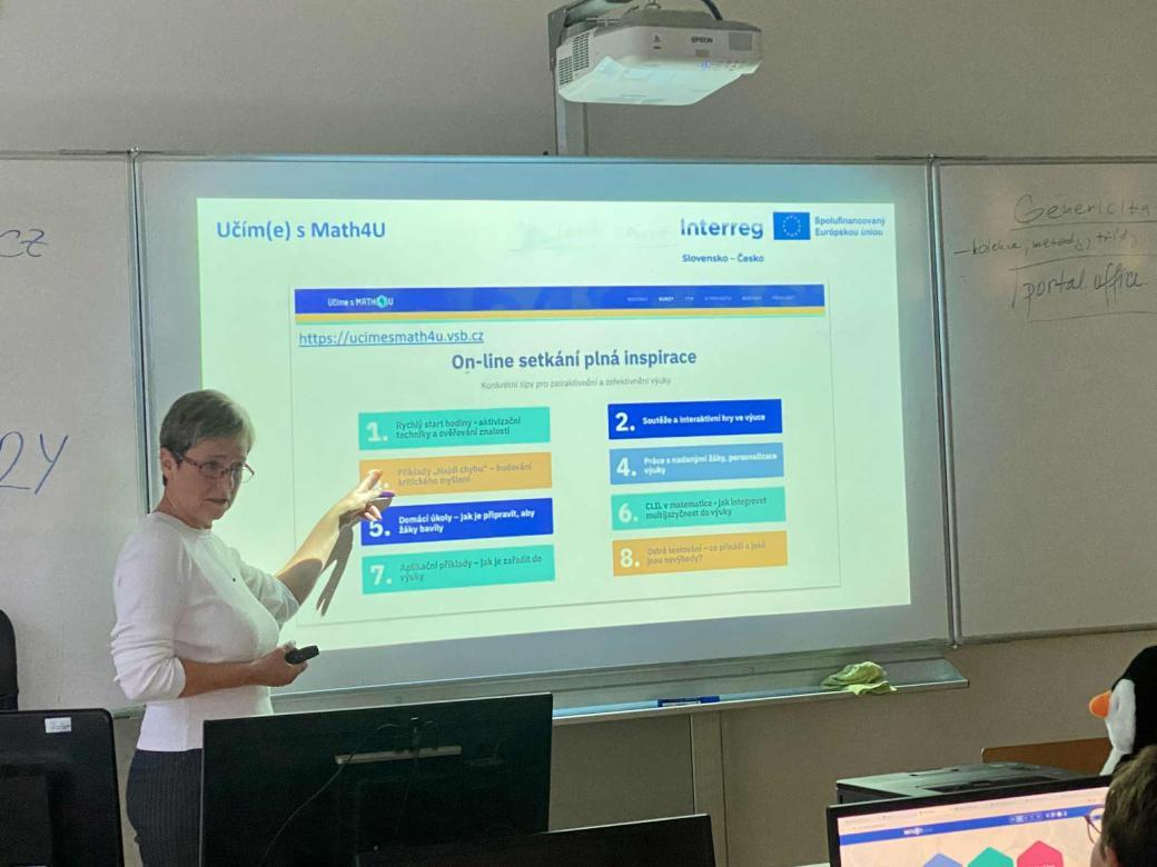 Projekt Učíme s Math4U proškolil už stovky učitelů