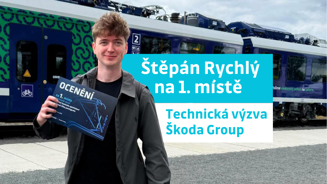 Student Katedry informatiky zvítězil v Technické výzvě Škoda Group na RailDays 2026
