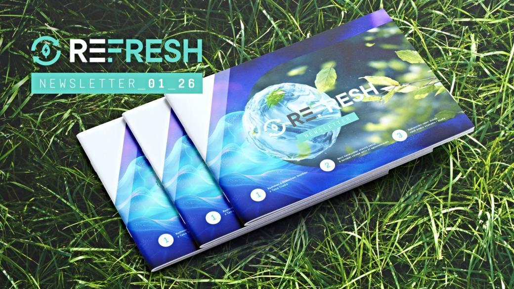 Vyšlo nové vydání newsletteru projektu REFRESH