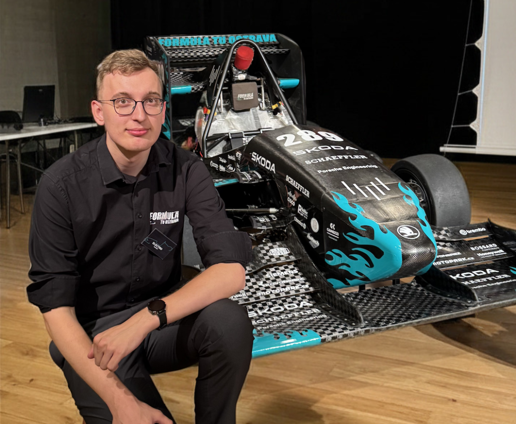 Oceněná diplomová práce: Michael Ceplý vyvinul systém pro autonomní řízení studentské formule