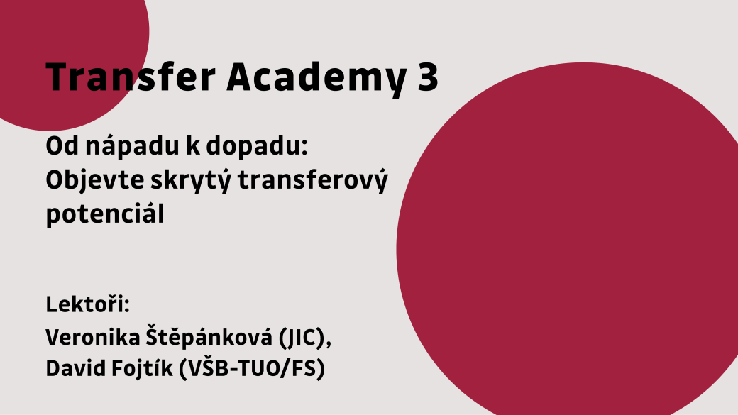 Transfer Academy III: Od nápadu k dopadu – Objevte skrytý transferový potenciál