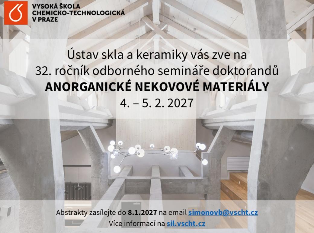 Anorganické nekovové materiály 2027