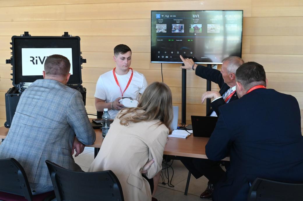 Visit of the British Company RiVR to the Simulation Technologies Centre