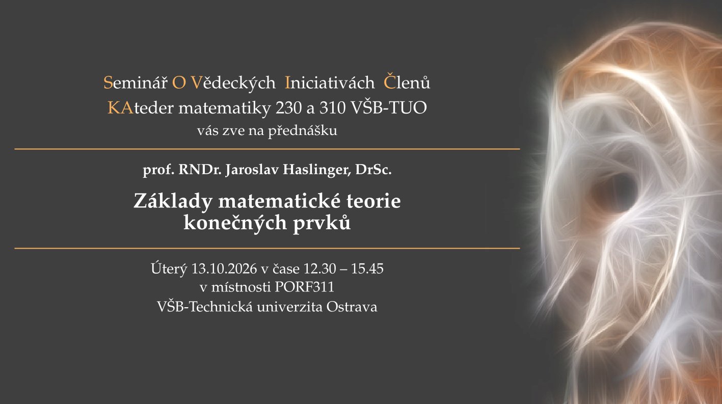 Základy matematické teorie konečných prvků