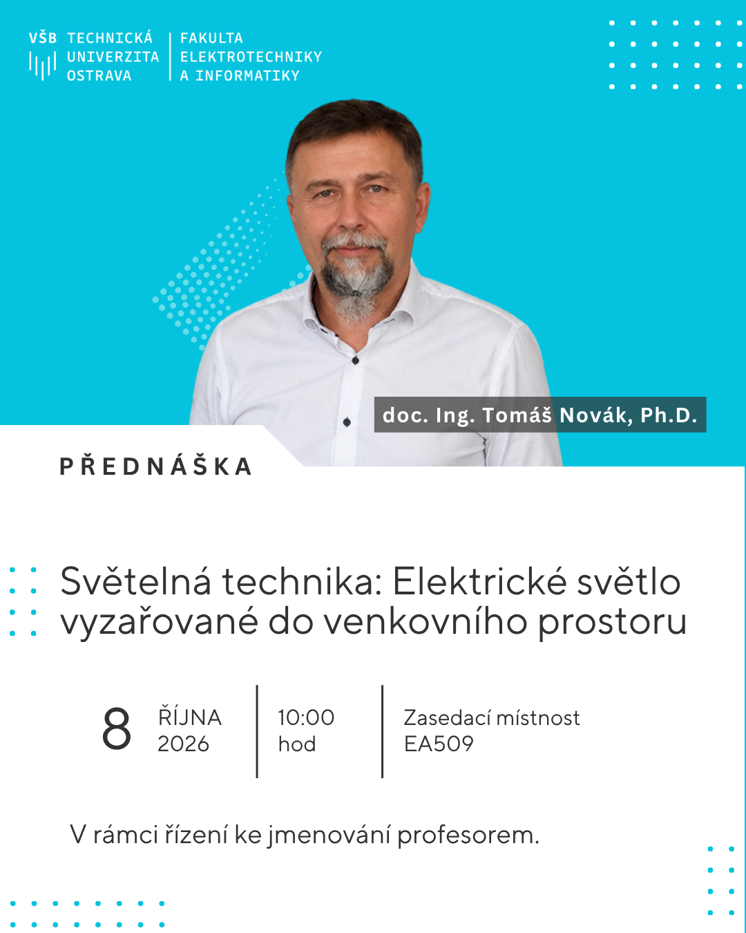 Pozvánka na veřejné přednášky  