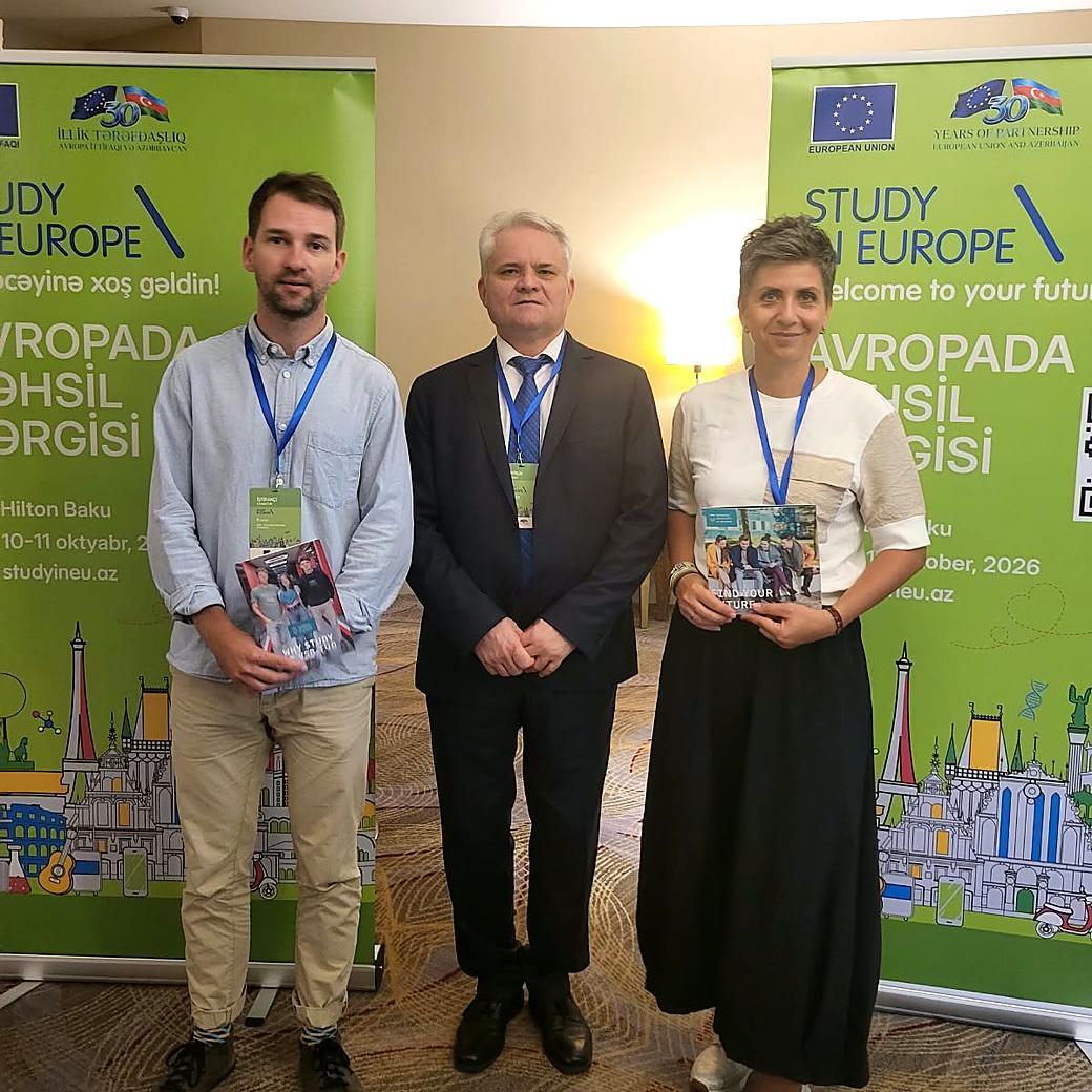 VŠB-TUO představila možnosti studia na evropském vzdělávacím veletrhu v Baku